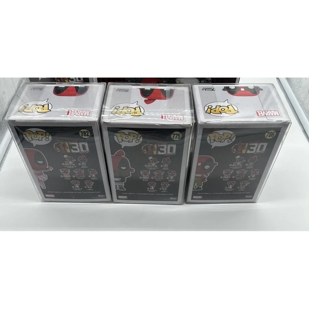 FUNKO POP MARVEL DEADPOOL LOT OF 10 EXCLUSIVES + DEADPOOL VS CABLE #318